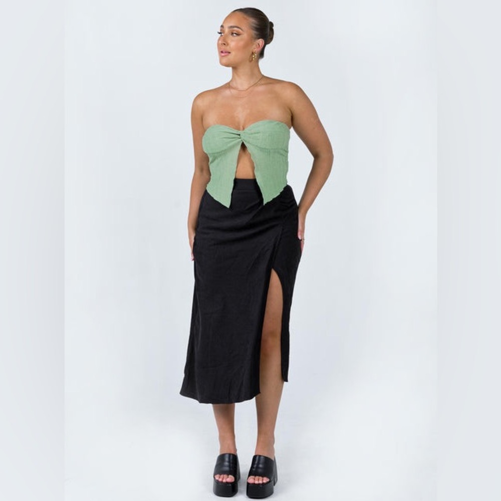 Princess Polly Grey Maxi Skirt